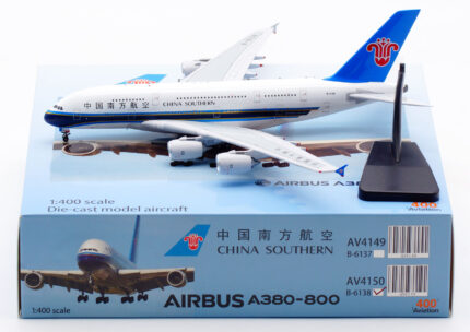 On Sale: AV4150 Alloy Collectible Plane Gift Aviation 1:400 CHINA SOUTHERN AIRLINE Airbus A380 Diecast Aircraft Model B-6138 With Tractor