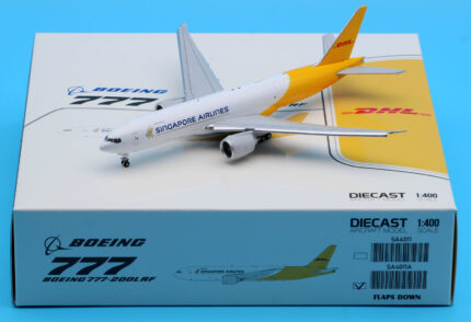 On Sale: JC Wings 1:400 SA4011A Singapore Airlines Boeing B777-200LRF Diecast Aircraft Jet Model Reg:9V-DHA Flaps Down