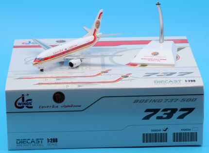 On Sale: JC Wings 1:200 XX20245 Egypt Air Boeing B737-500 Diecast Aircraft Jet Model Reg:SU-GBI With Stand