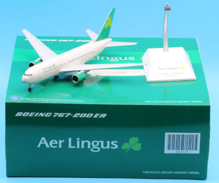 On Sale: JC Wings 1:200 XX2329 Aer Lingus Boeing 767-200ER Diecast Aircraft Jet Model Reg:N234AX With Stand