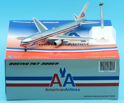 On Sale: JC Wings 1:200 LH2171 American Airlines Boeing B767-300ER Diecast Aircraft Jet Model Reg:N374AA With Stand