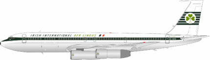 Pre-Order: INFLIGHT 1:200 IF707EI0923P Aer Lingus - Irish International Airlines POLISHED Boeing 707-348C Reg:EI-ANO with stand
